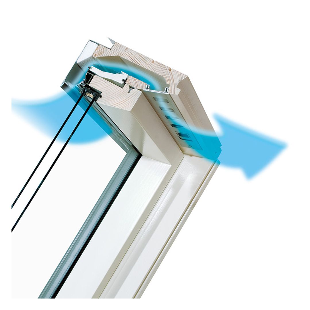 Fakro Elektrisch Tuimeldakraam FTU-V U30 AUWX Wit